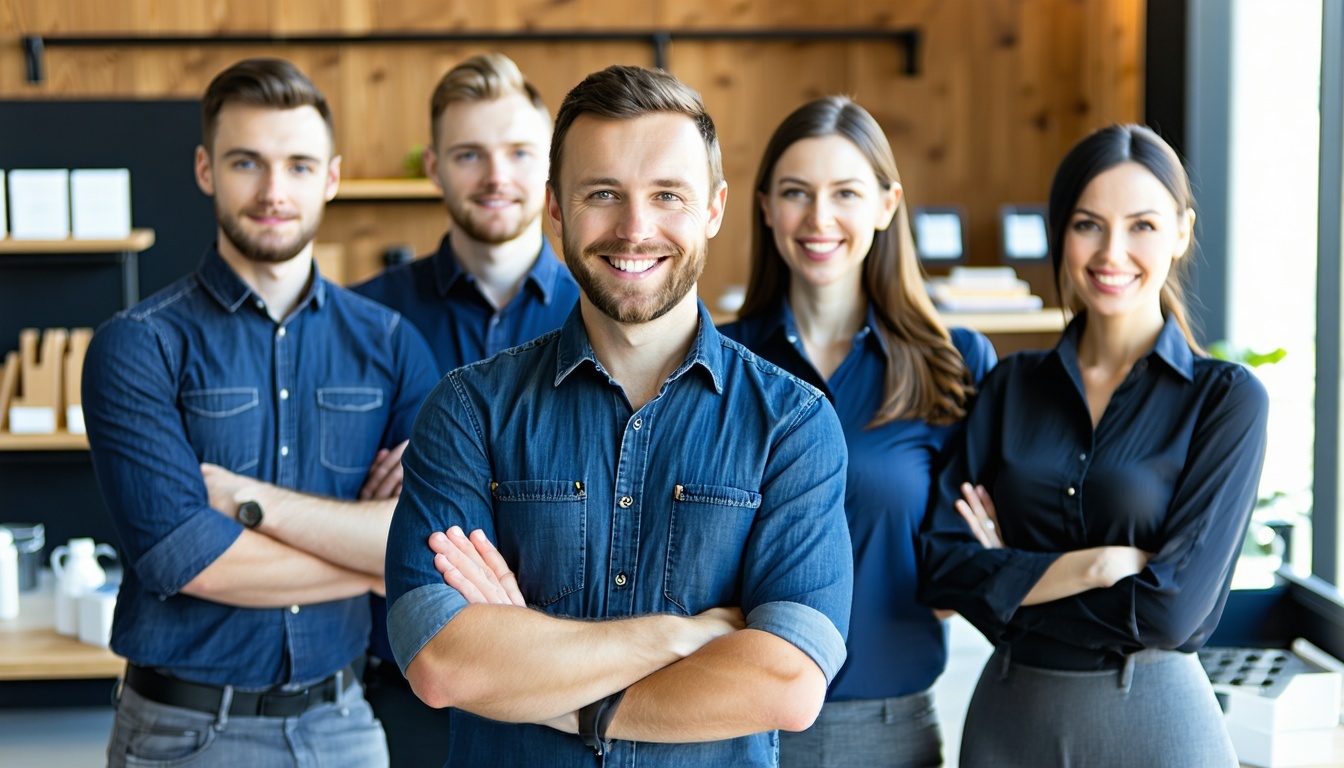 Licensed servicing team managing transactions